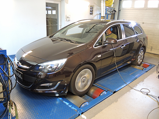 Opel Astra J 1,7 CDTI 110LE 2 chiptuning teljesítménymérés